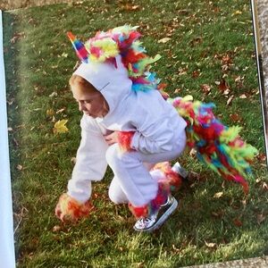 Colorful Unicorn Kids Costume